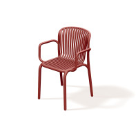 Крісло з підлокітниками Brene Red Retro